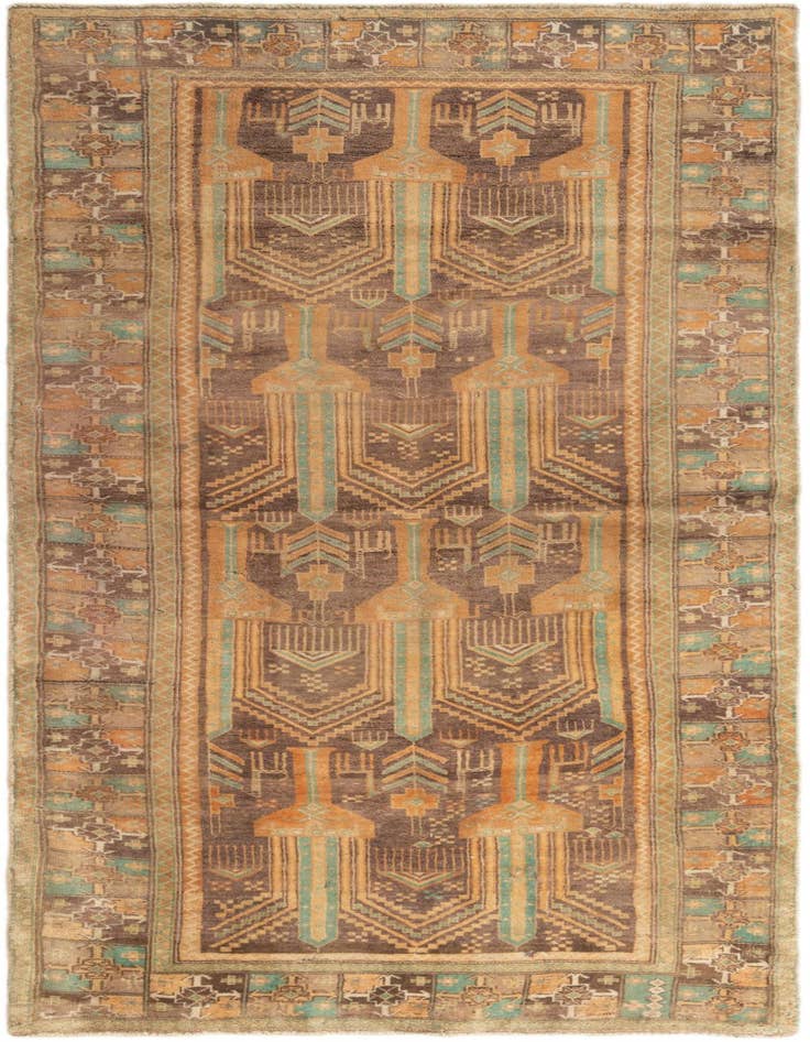 Detail image of 3' 8 x 9' 1 Hamedan Rug