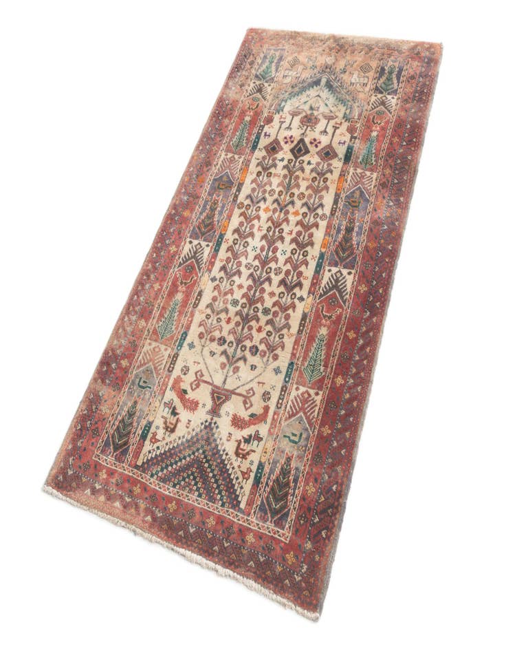 Detail image of 3' 1 x 6' 2 Hamedan Rug