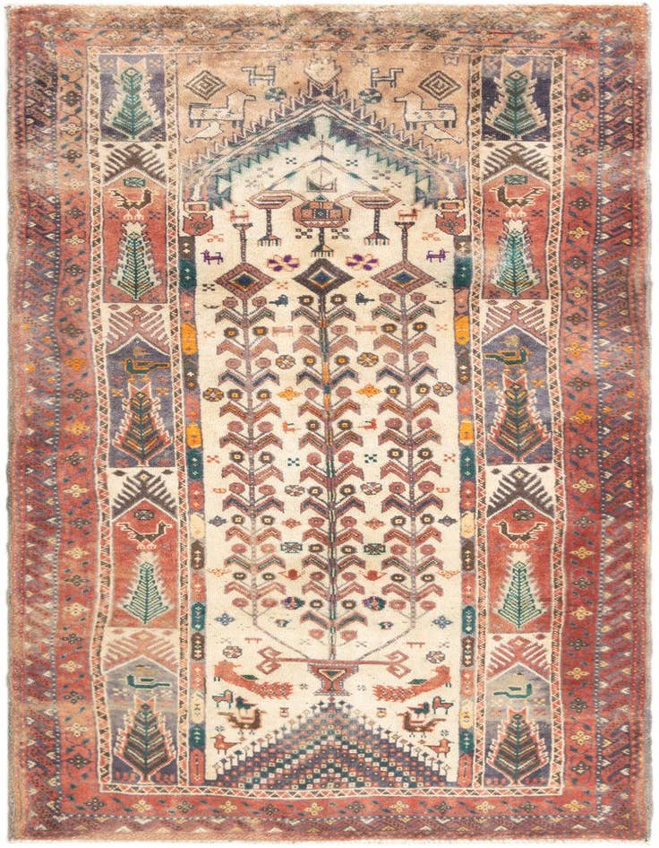 Detail image of 3' 1 x 6' 2 Hamedan Rug