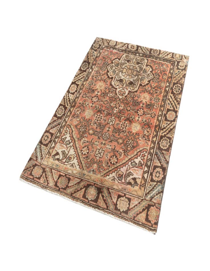 Detail image of 3' 4 x 4' 2 Hamedan Rug