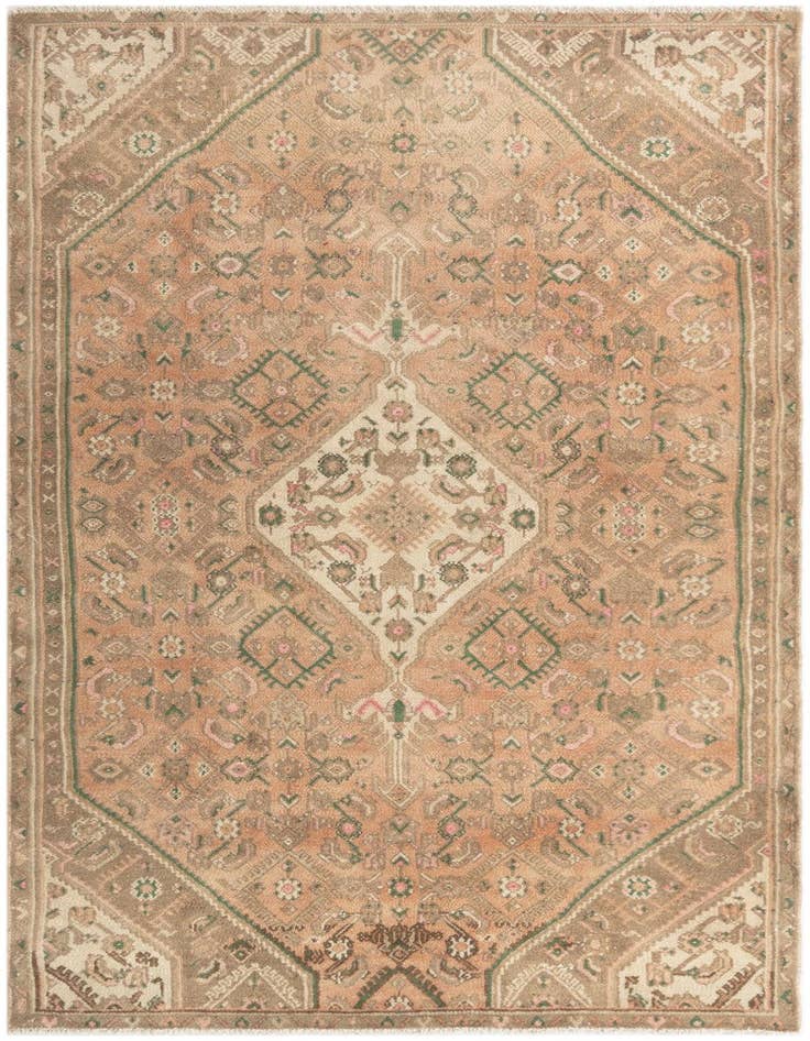 Detail image of 4' 2 x 7' 6 Hamedan Rug