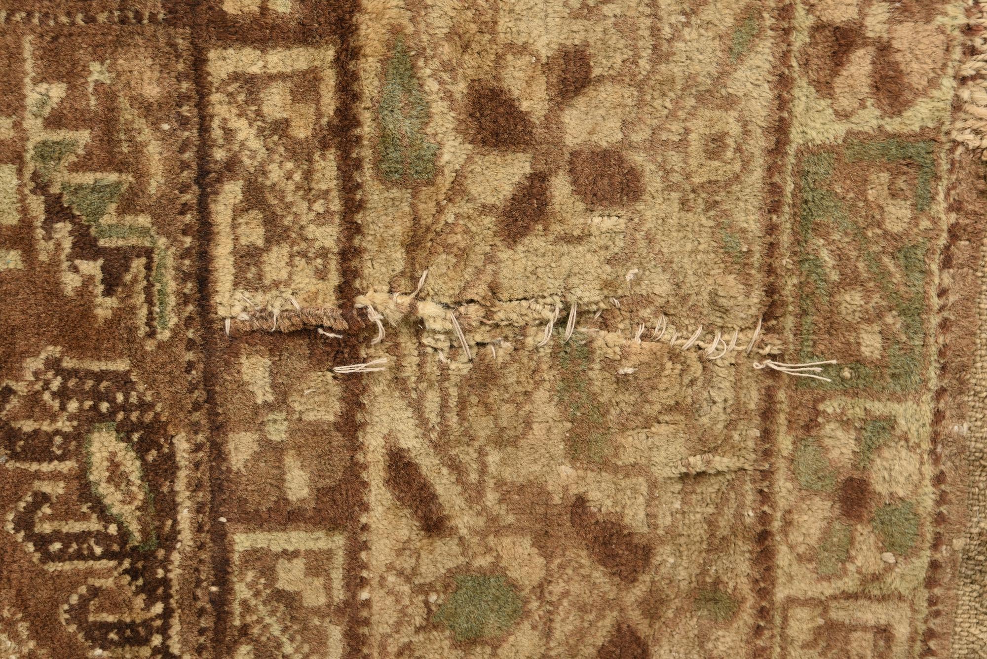 3' 7 x 5' 8 Hand Knotted Hamedan Persian Wool Rug