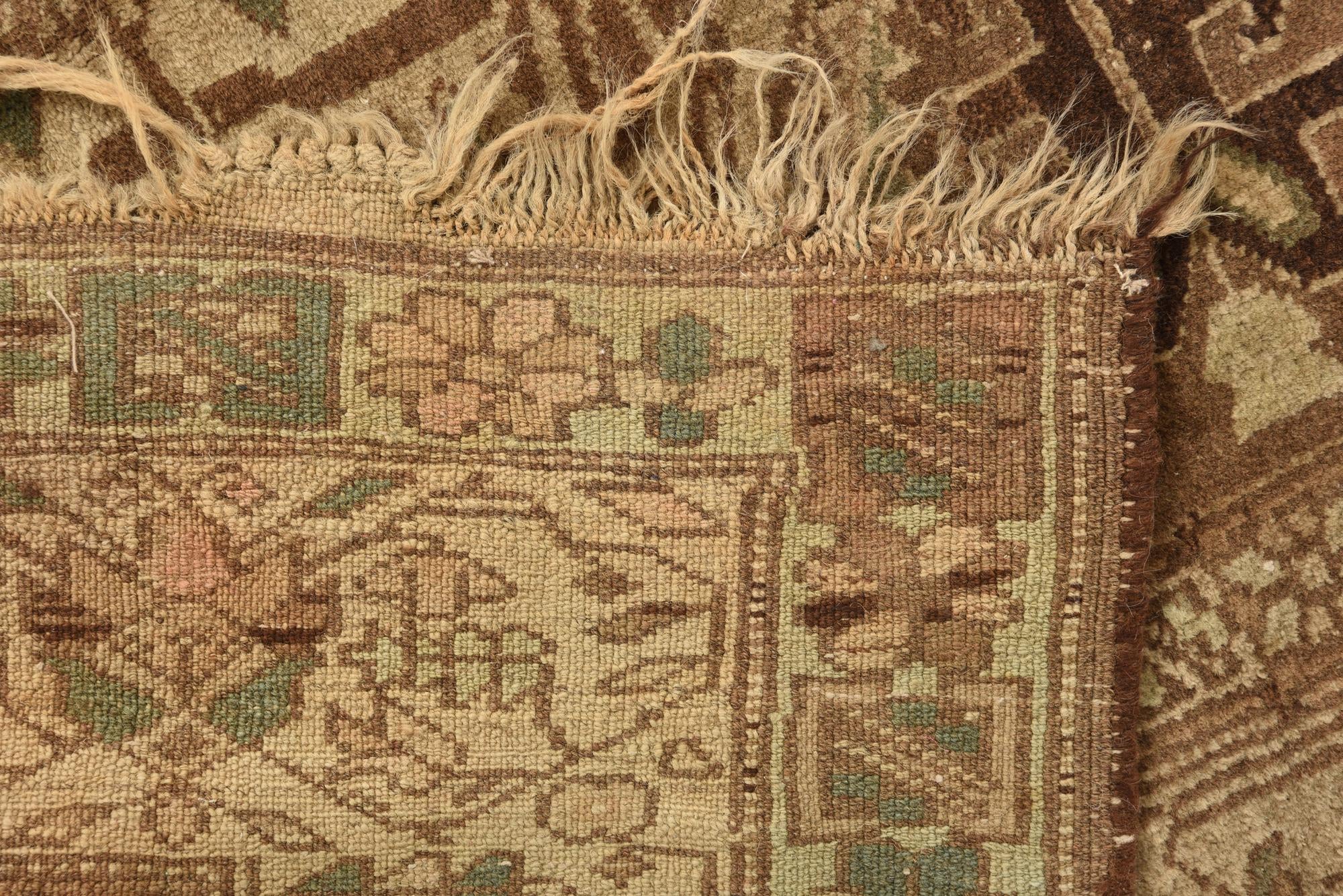 3' 7 x 5' 8 Hand Knotted Hamedan Persian Wool Rug