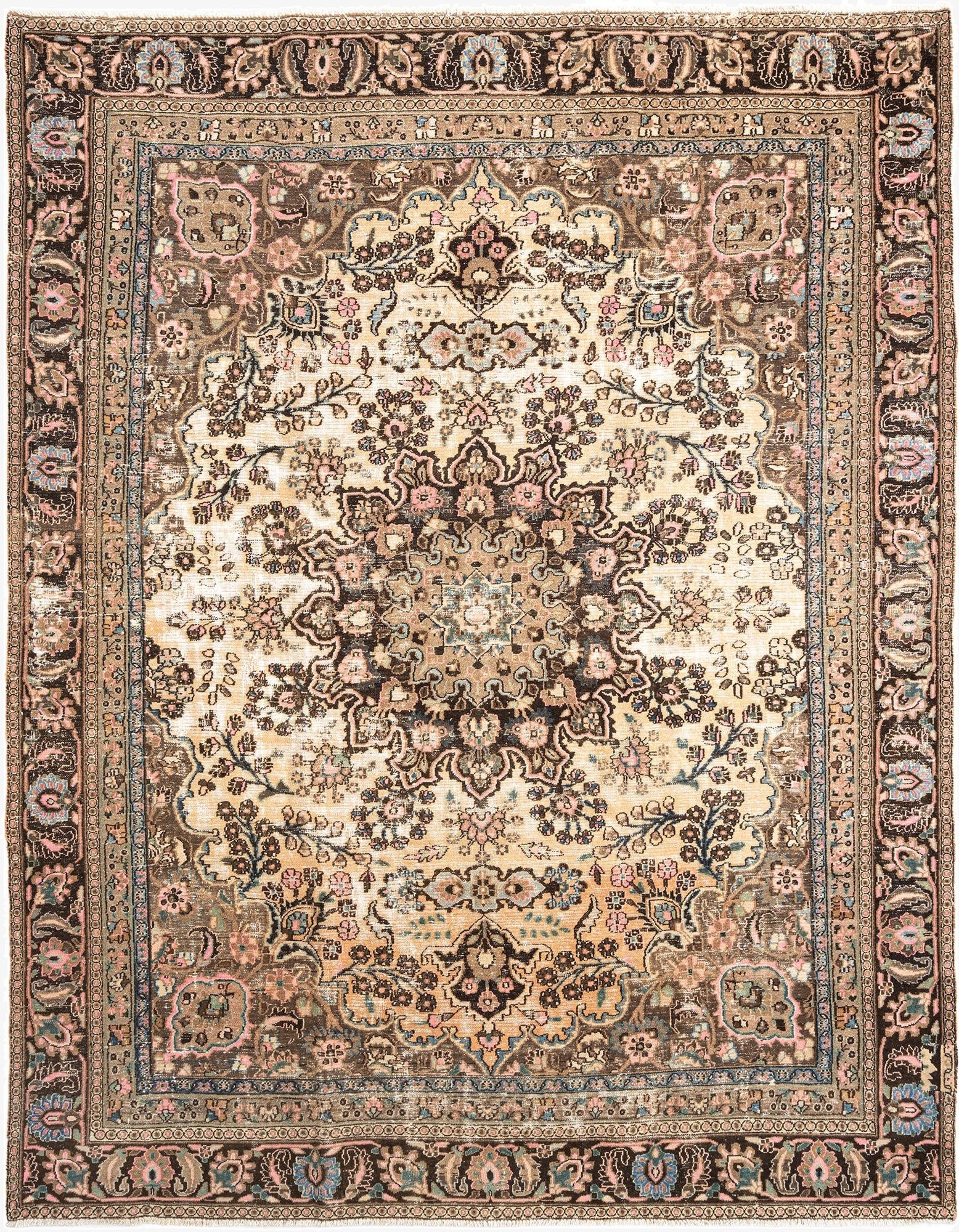9' x 11' 6 Hamedan Wool Rug