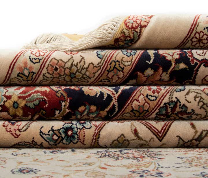 9' 1 x 12' 2 Hand Knotted Hereke Rug