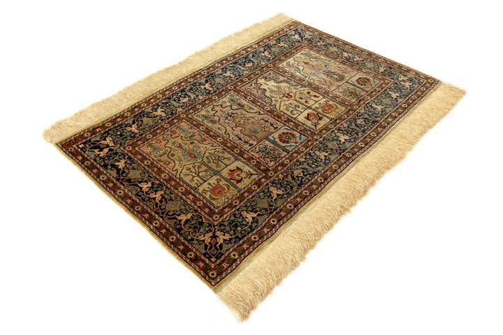 2' 8 x 4' 5 Hereke Silk Rug