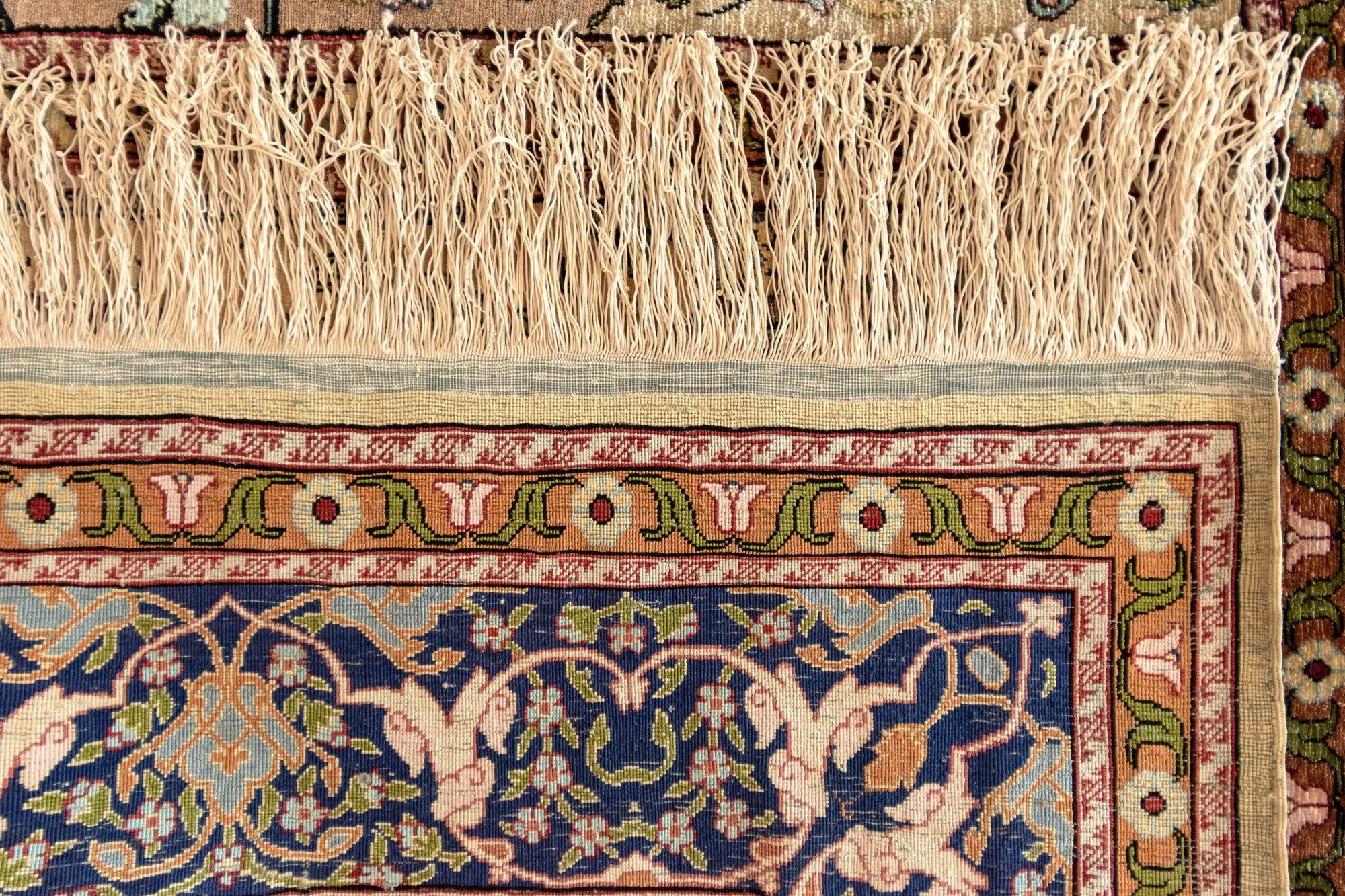 2' 8 x 4' 5 Hereke Silk Rug