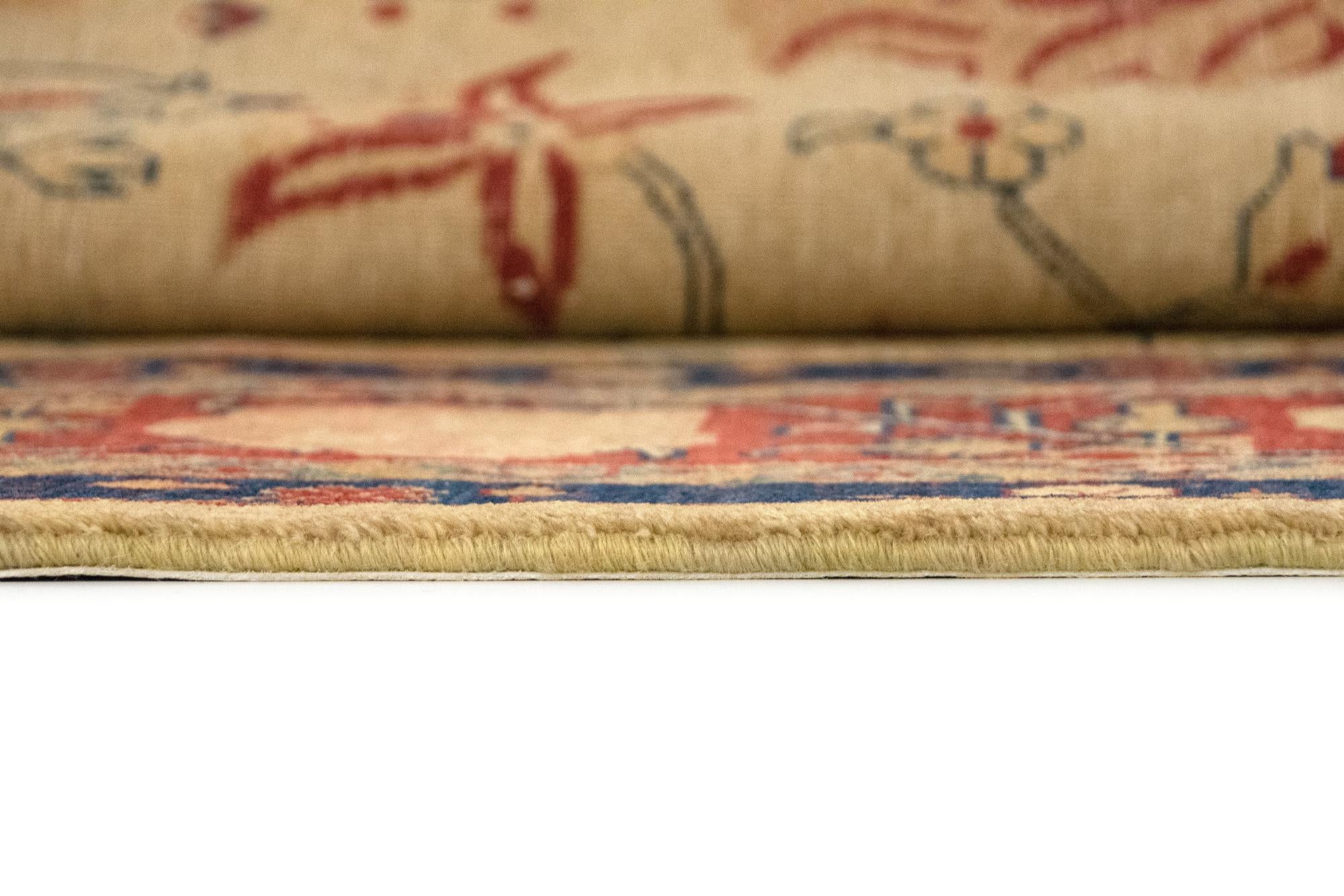7' 9 x 9' 11 Hand Knotted Heriz Persian Wool Rug