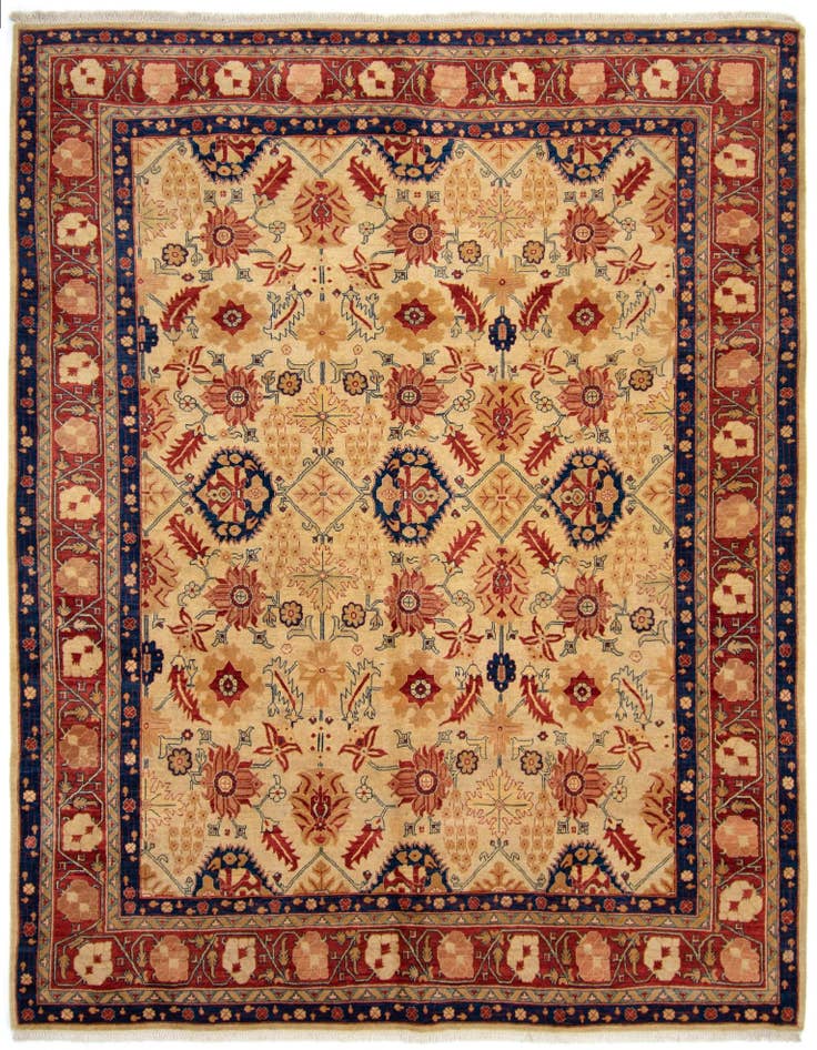 Detail image of 7' 9 x 9' 11 Hand Knotted Heriz Persian Wool Rug