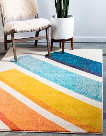 Beige Washable Hyacinth Rug
