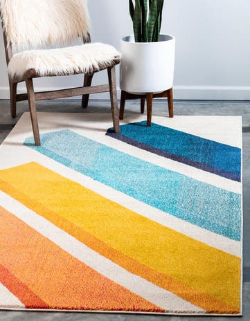Beige Washable Hyacinth Rug