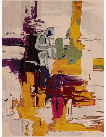 Beige Washable Hyacinth Rug