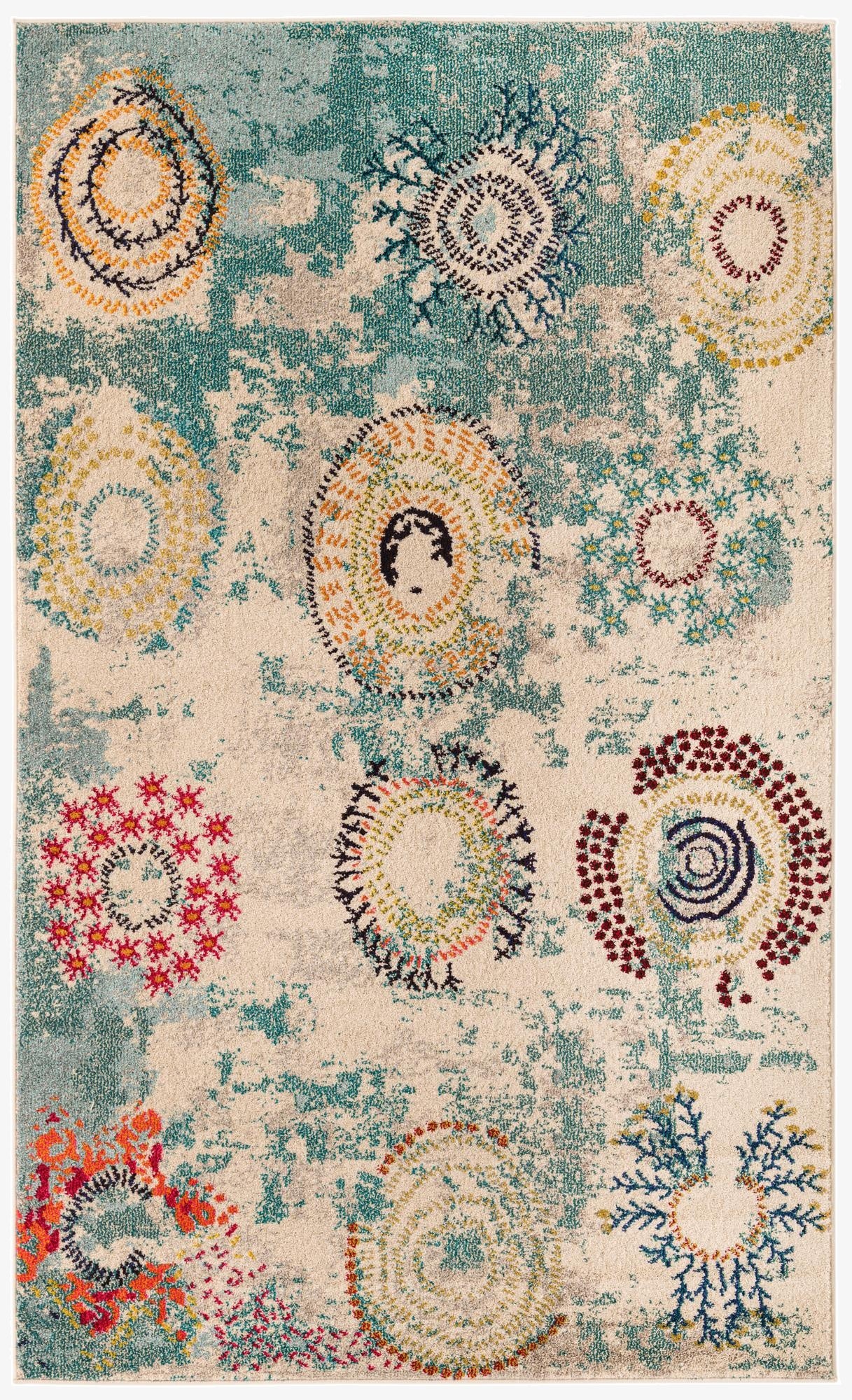 5' x 8' Washable Hyacinth Rug