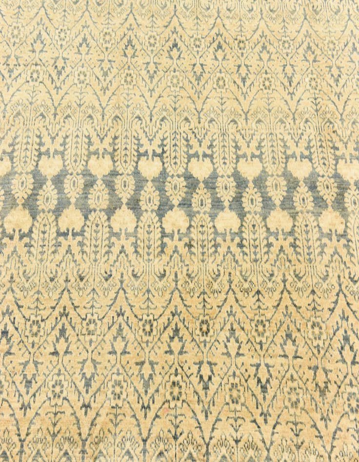 Detail image of 6' 7 x 9' 4 Hand Knotted Ikat Oriental Wool Rug