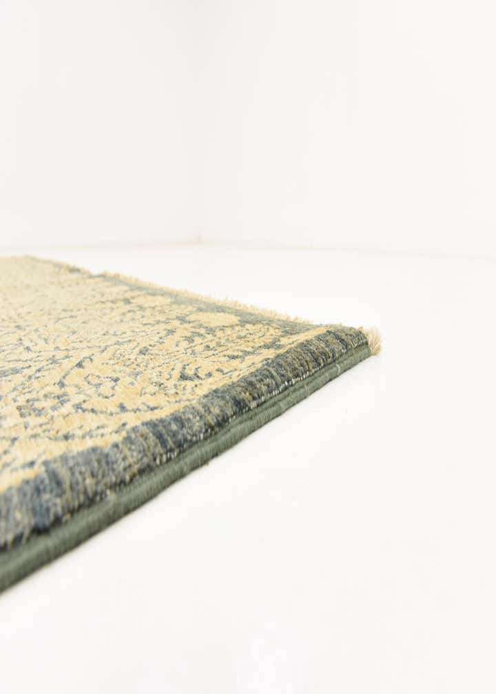 6' 7 x 9' 4 Hand Knotted Ikat Oriental Wool Rug