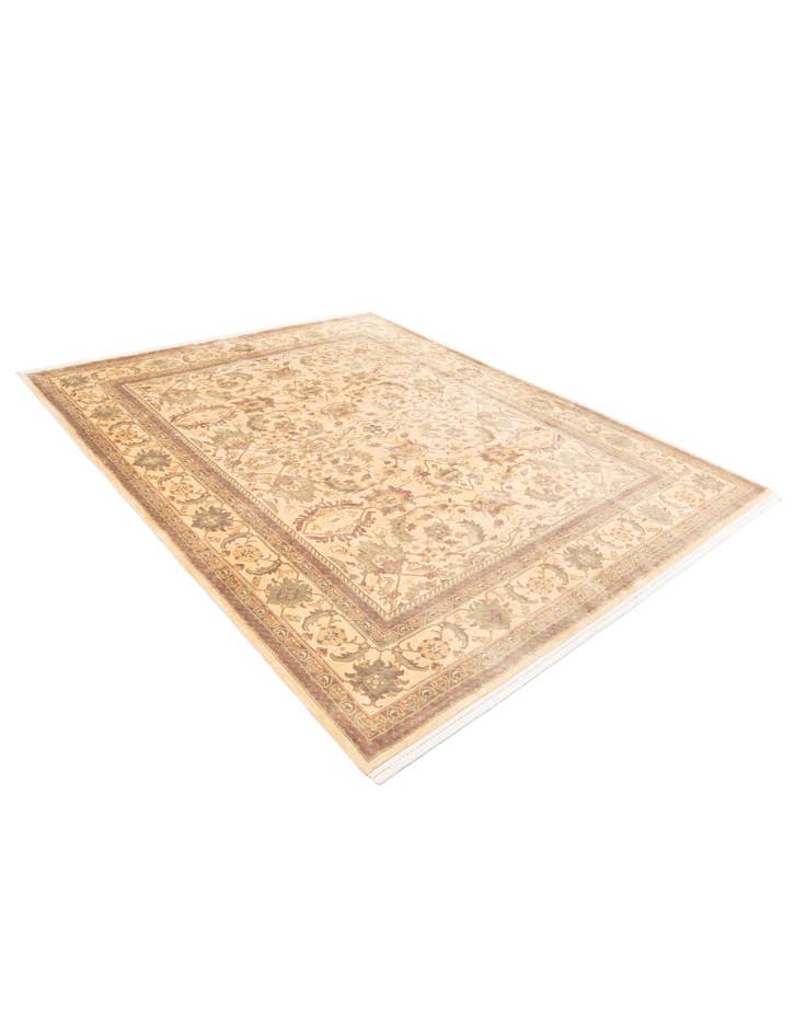 Detail image of 8' 3 x 10' 6  Hand Knotted Indo Tabriz Wool Rug