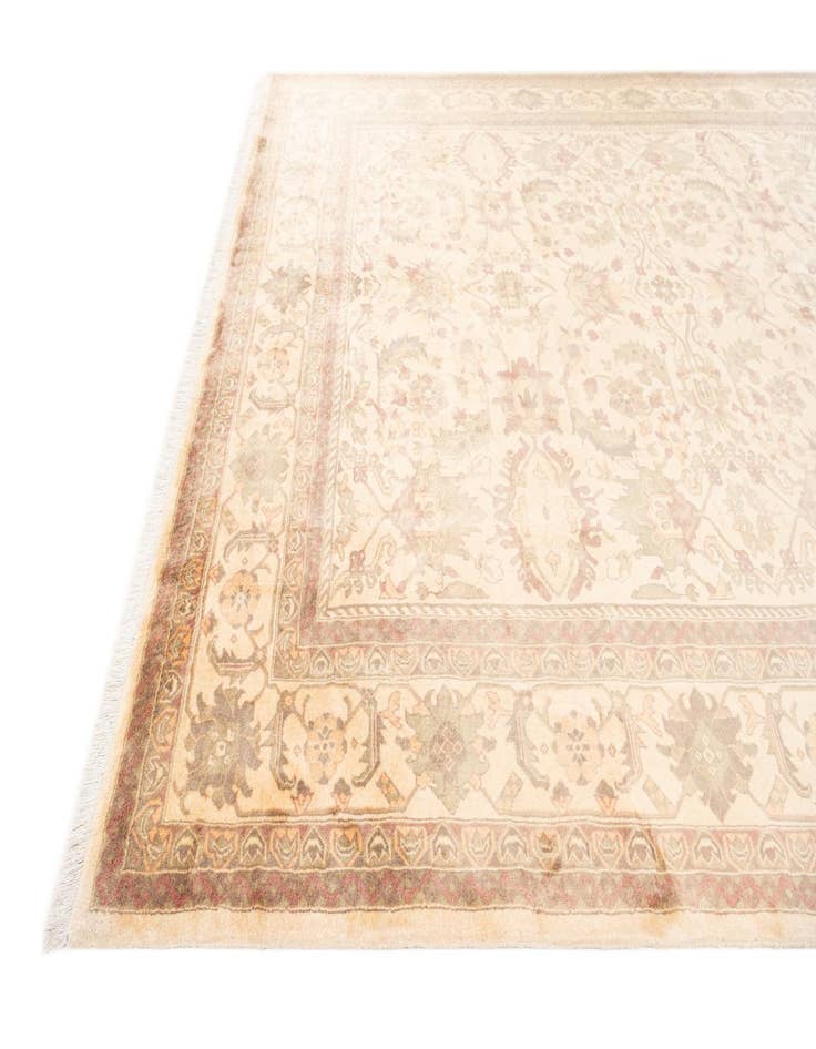 Detail image of 8' 3 x 10' 6  Hand Knotted Indo Tabriz Wool Rug