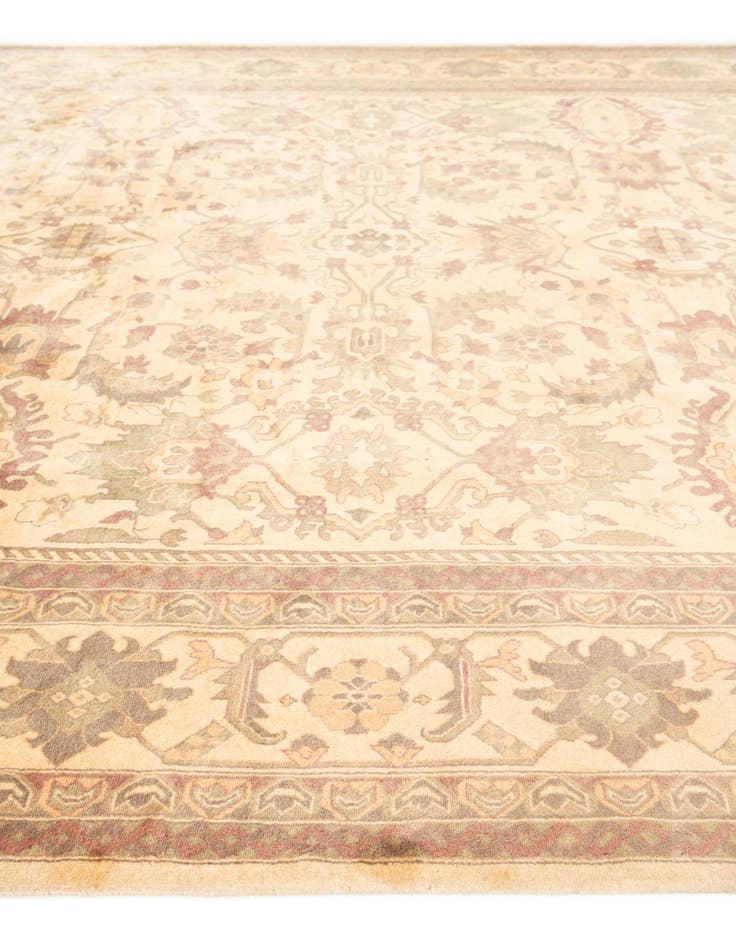 Detail image of 8' 3 x 10' 6  Hand Knotted Indo Tabriz Wool Rug