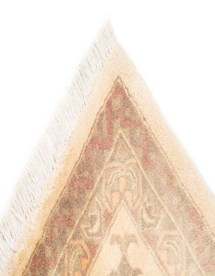 Detail image of 8' 3 x 10' 6  Hand Knotted Indo Tabriz Wool Rug