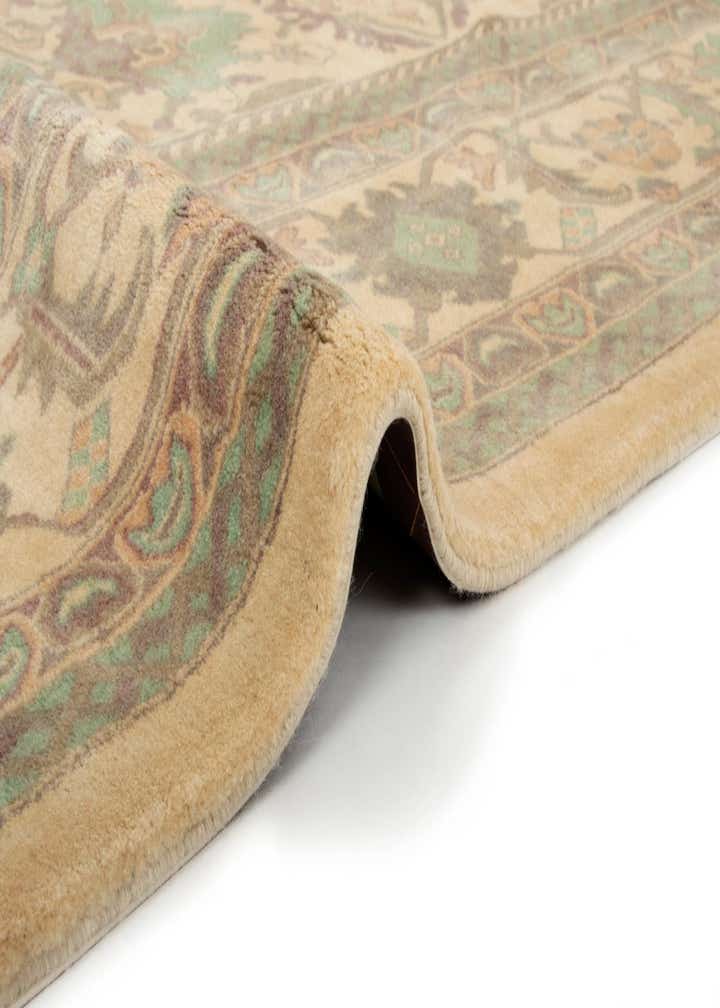 8' 3 x 9' 10 Hand Knotted Indo Ziegler Wool Rug
