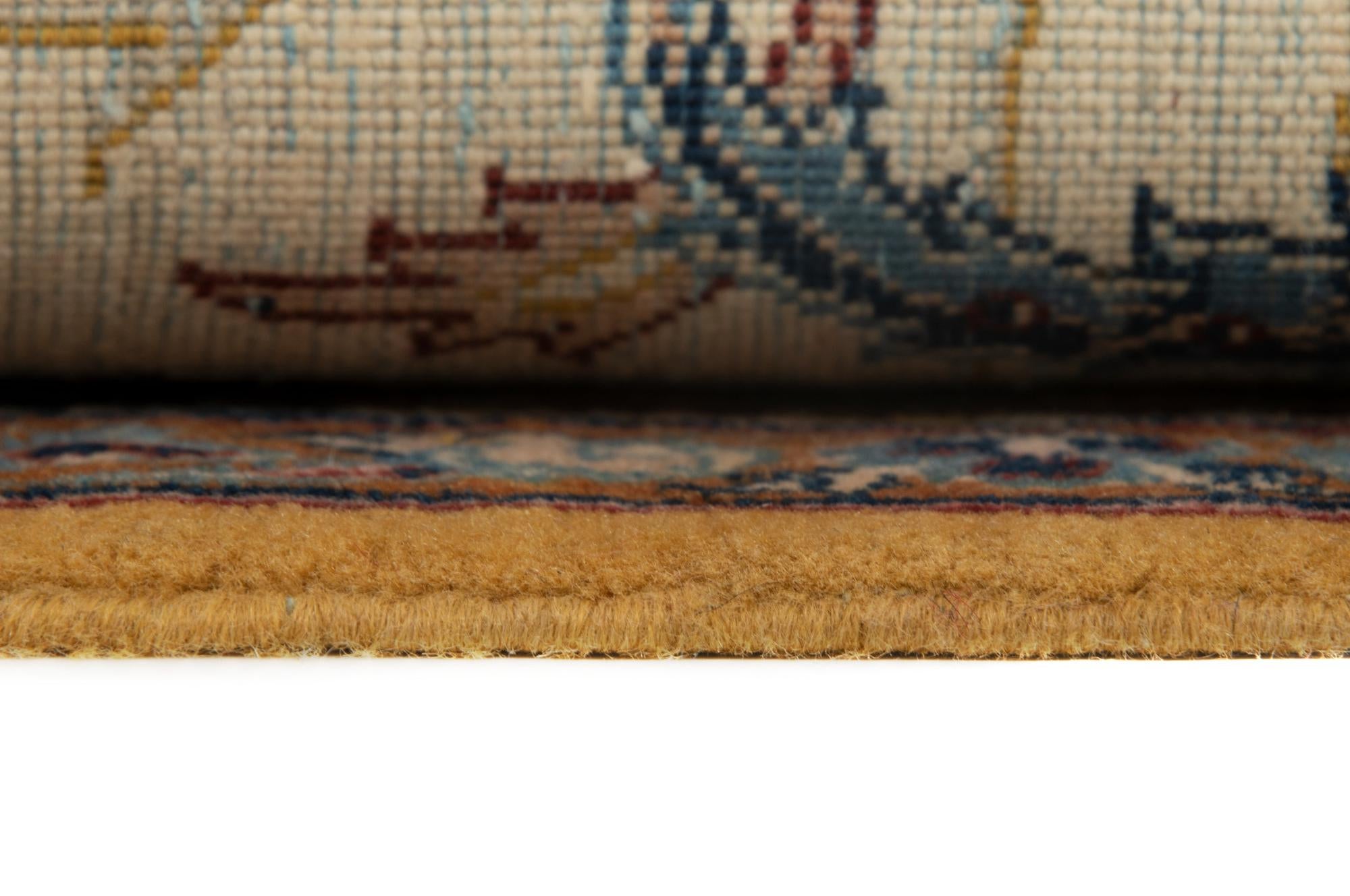 4' 9 x 7' 3 Hand Knotted Isfahan Persian Rug