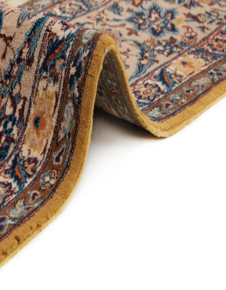 Detail image of 4' 9 x 7' 3  Hand Knotted Isfahan Persian Rug