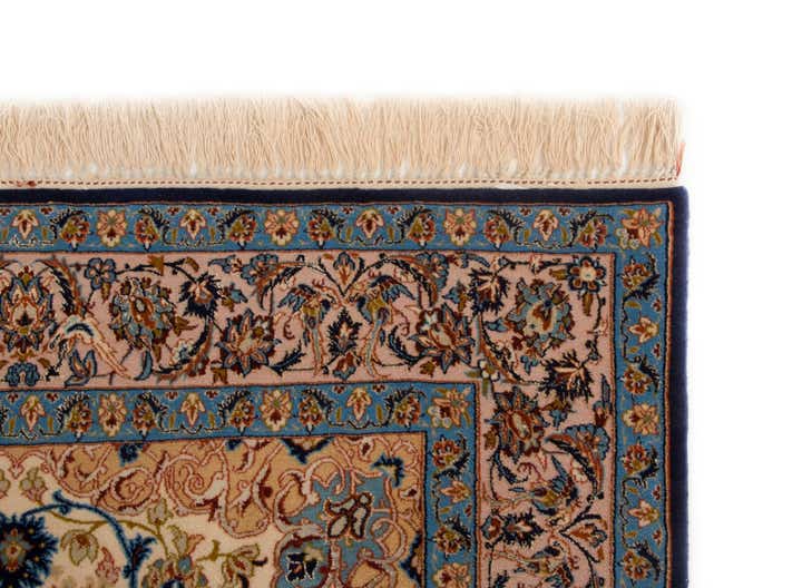 3' 7 x 5' 5 Hand Knotted Isfahan Persian Rug