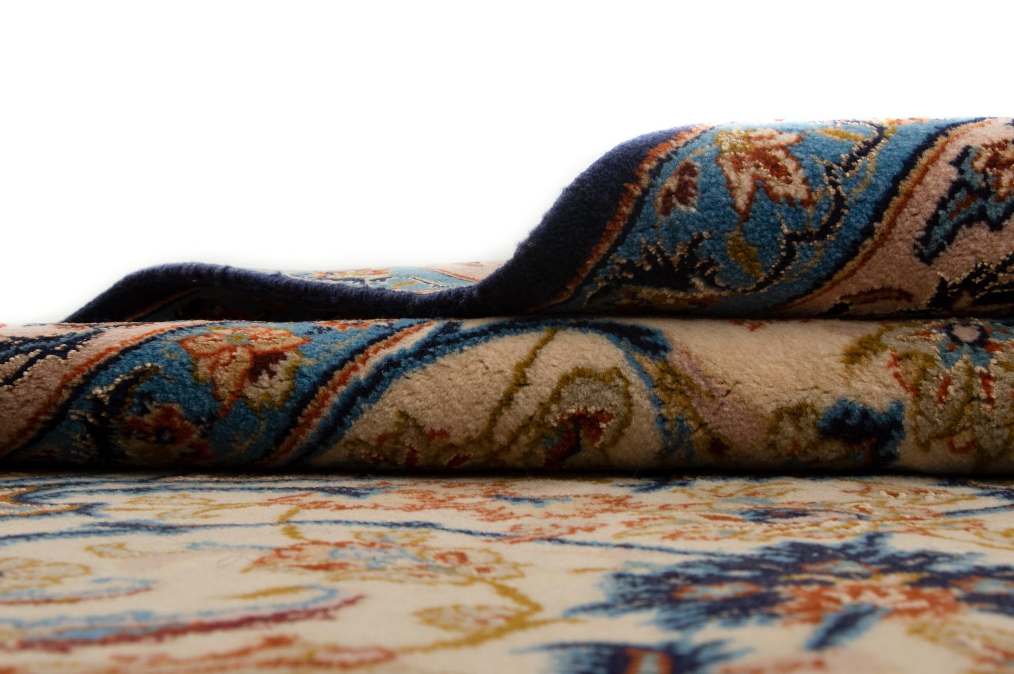 3' 7 x 5' 5 Hand Knotted Isfahan Persian Rug