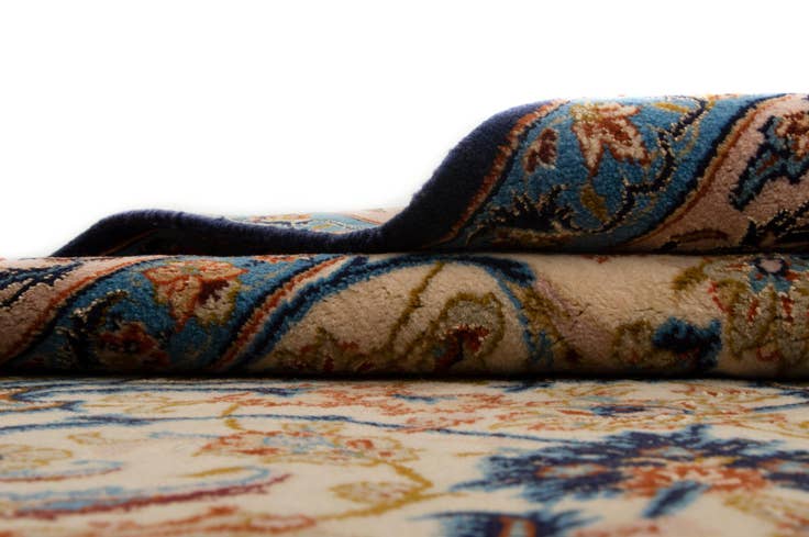 Detail image of 3' 7 x 5' 5 Hand Knotted Isfahan Persian Rug