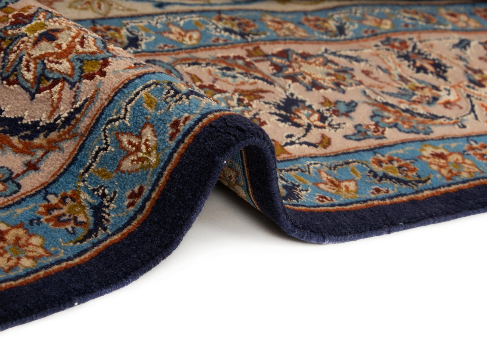 3' 7 x 5' 5 Hand Knotted Isfahan Persian Rug