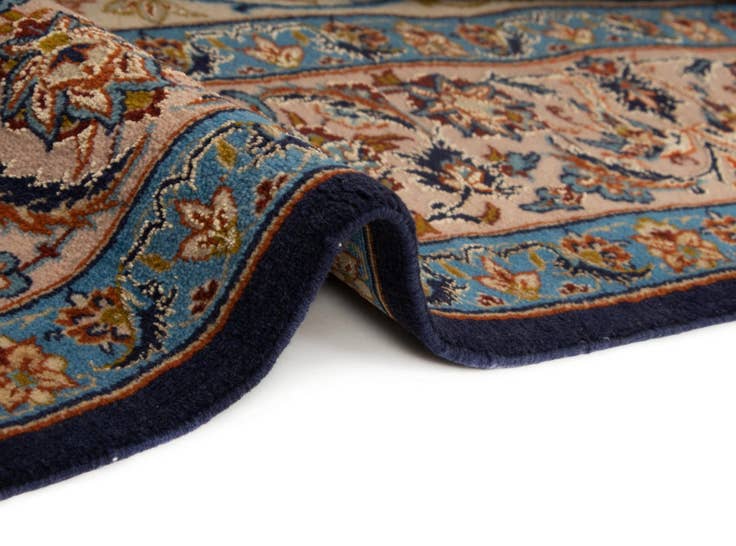 Detail image of 3' 7 x 5' 5 Hand Knotted Isfahan Persian Rug