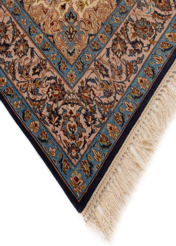 3' 7 x 5' 5 Hand Knotted Isfahan Persian Rug