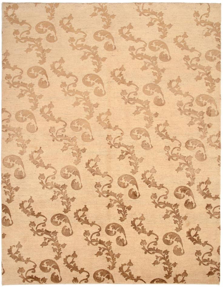 Detail image of 5' 3 x 7' 11 Hand Knotted Isfahan Persian Rug