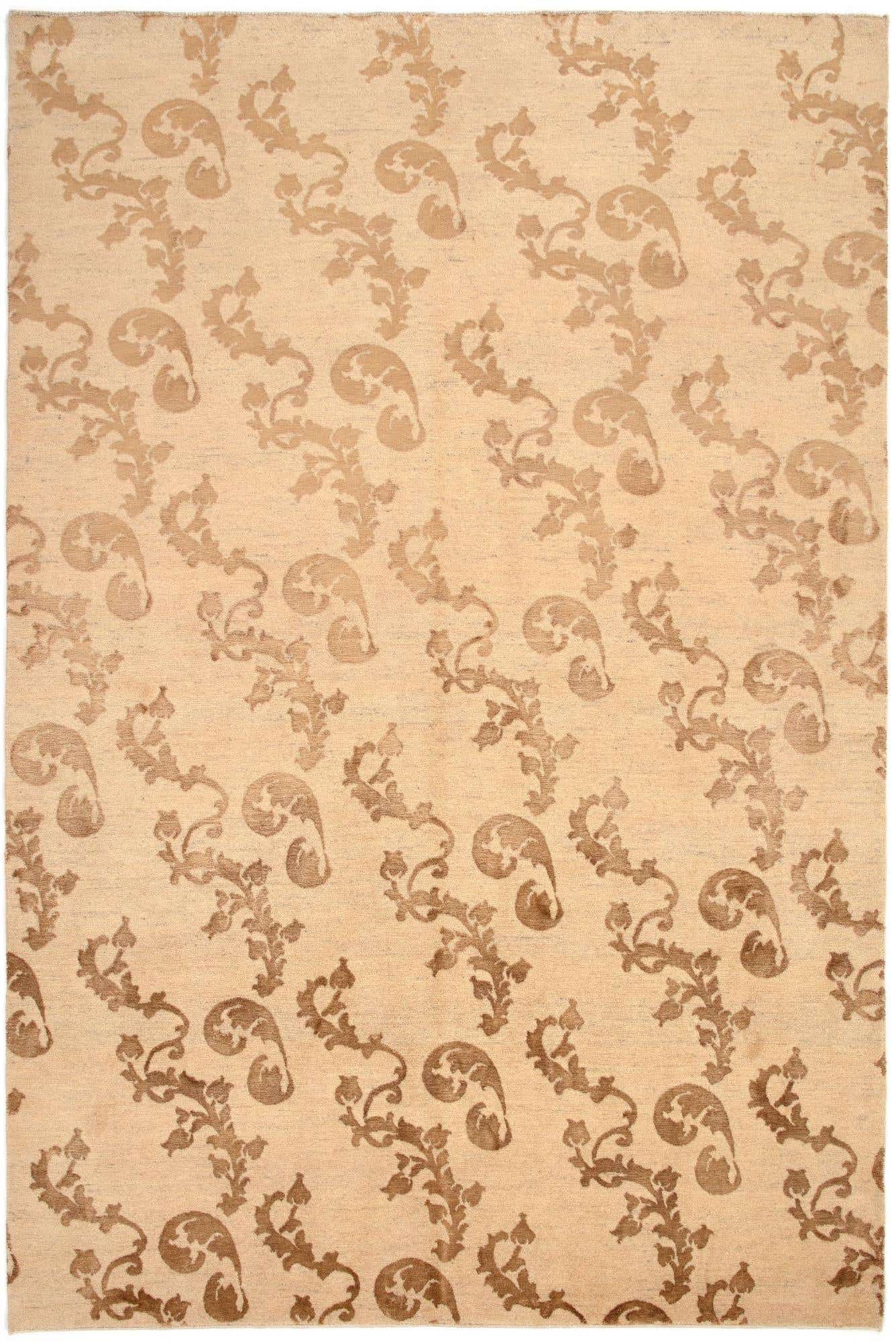 5' 3 x 7' 11 Hand Knotted Isfahan Persian Rug