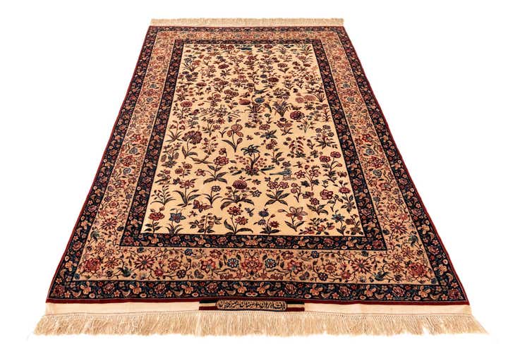 4' 10 x 7' 8 Isfahan Wool Rug
