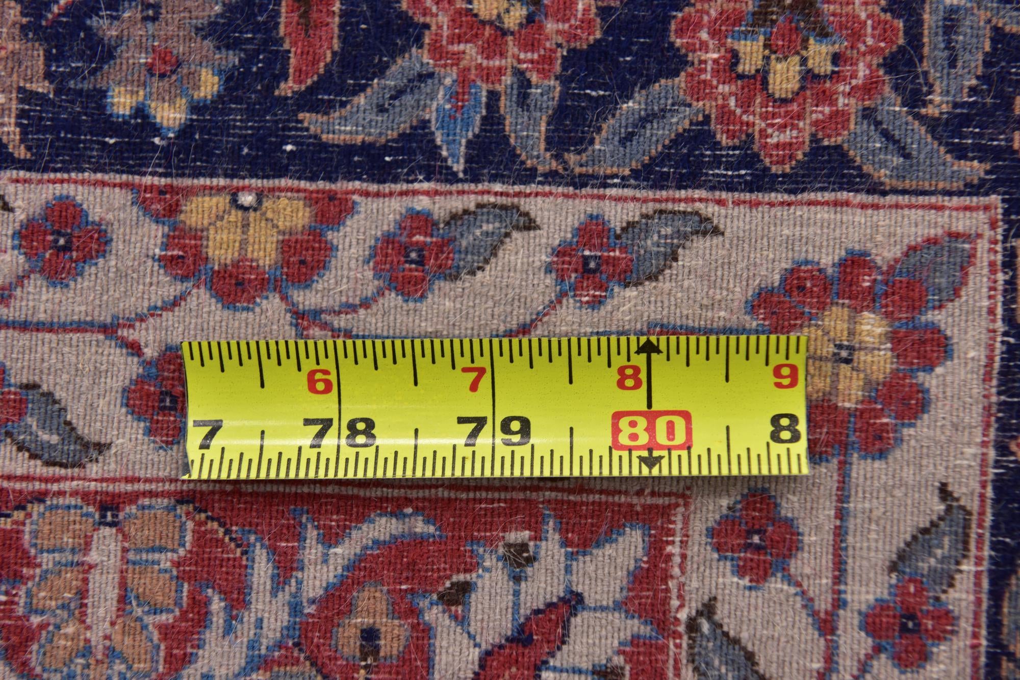 7' 2 x 9' 7 Hand Knotted Isfahan Oriental Wool Rug