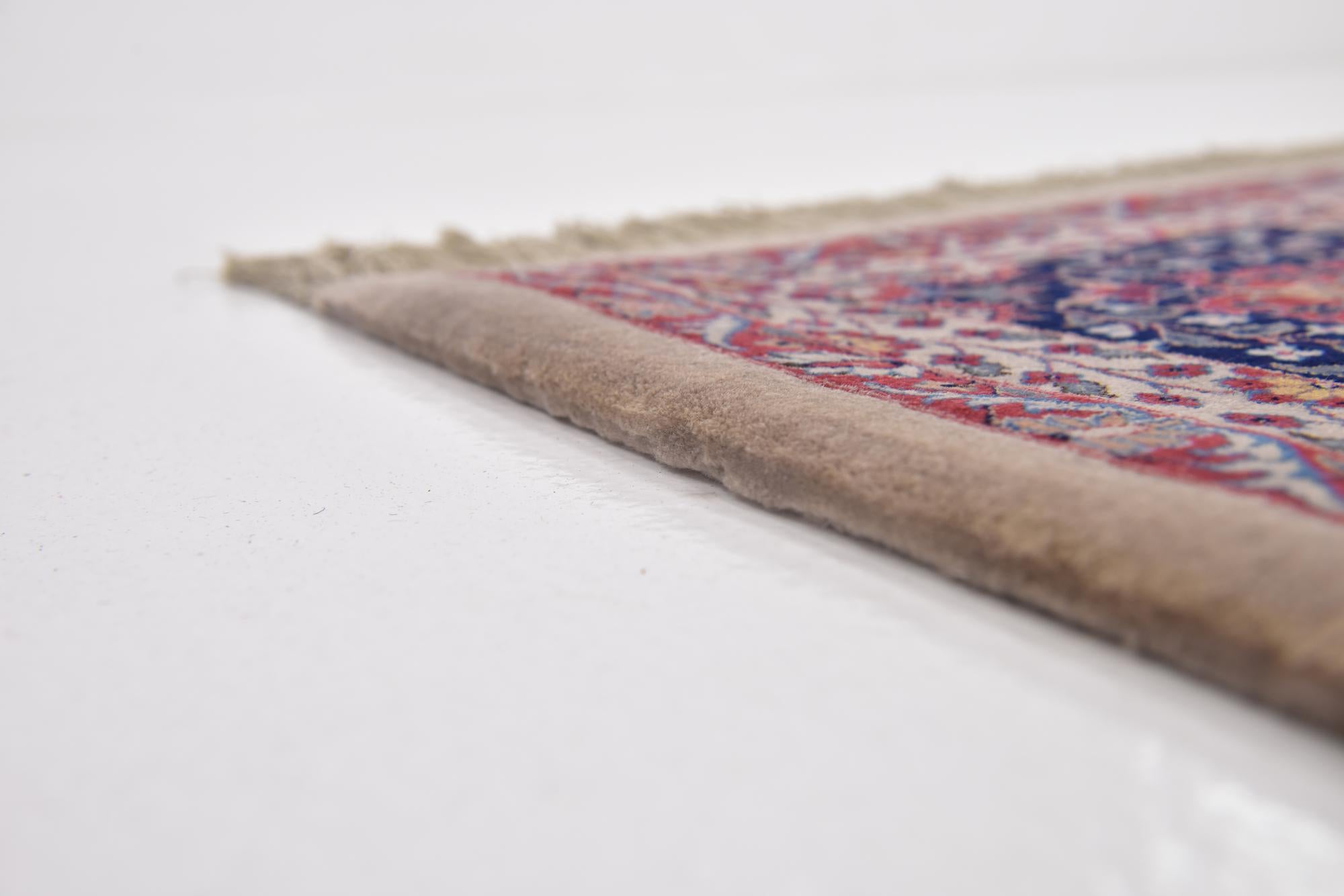 7' 2 x 9' 7 Hand Knotted Isfahan Oriental Wool Rug