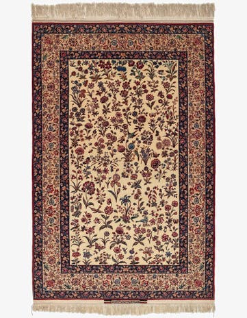 4' 10 x 7' 8 Isfahan Wool Rug