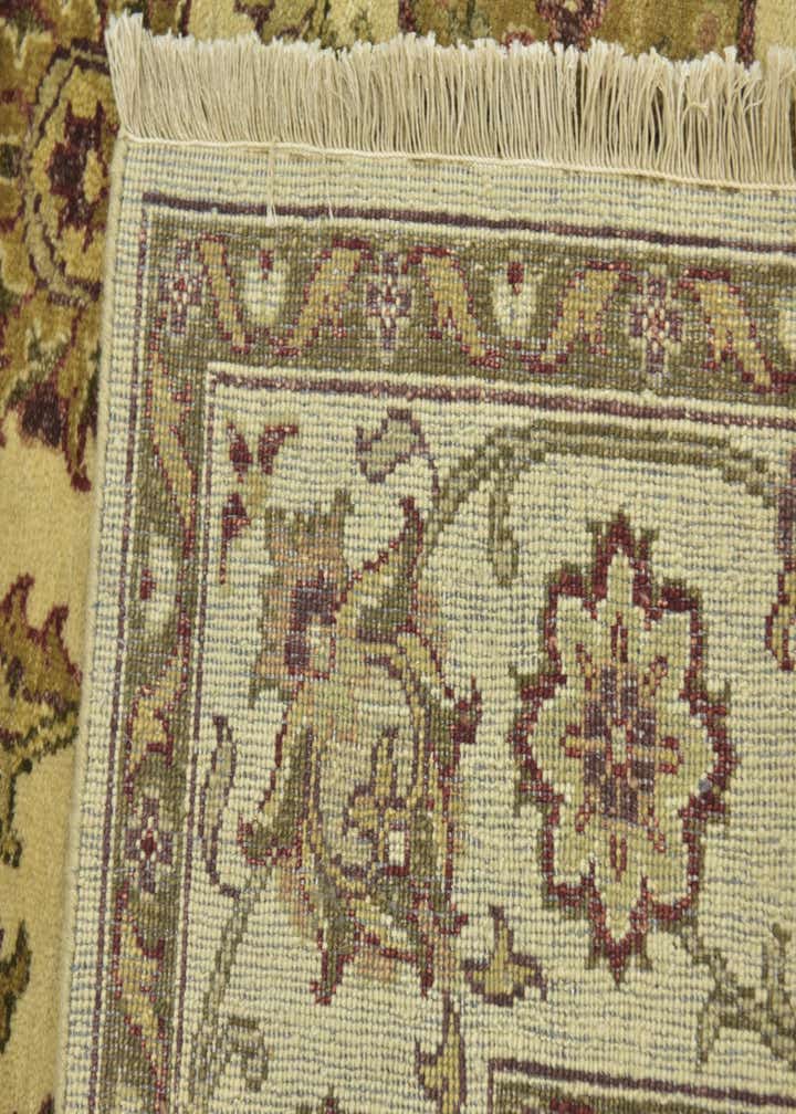 5' 8 x 8' 3 Hand Knotted Jaipur Agra Wool Rug