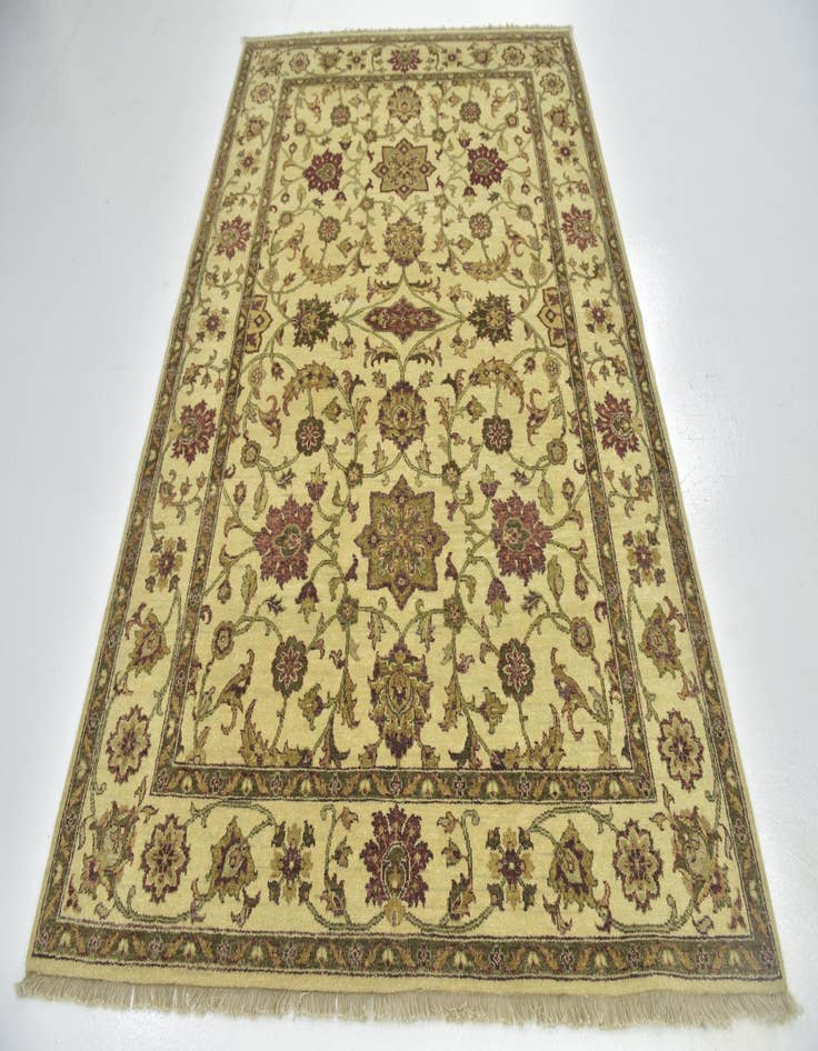 Detail image of 5' 8 x 8' 3 Hand Knotted Jaipur Agra Wool Rug