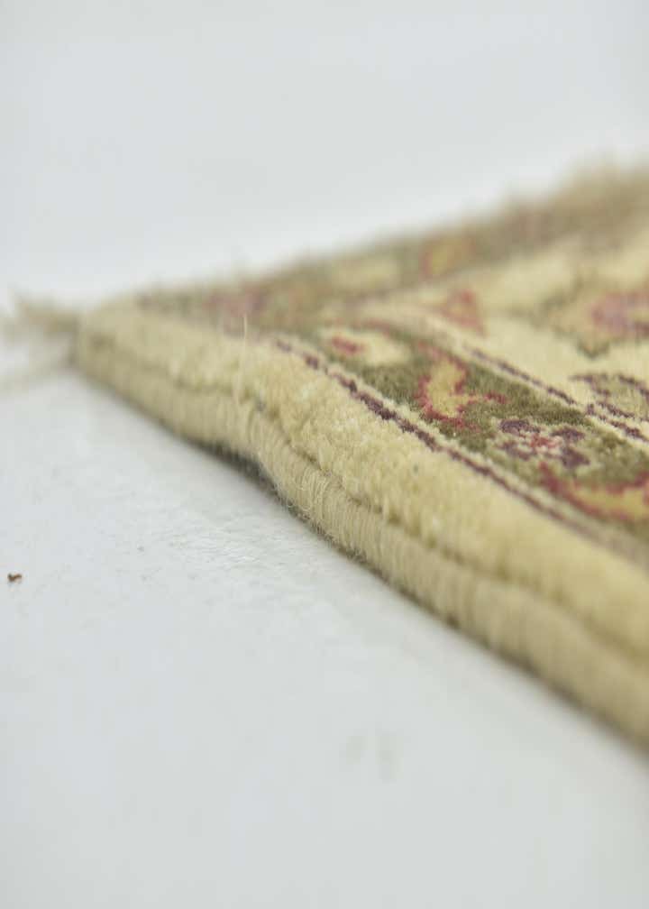 5' 8 x 8' 3 Hand Knotted Jaipur Agra Wool Rug