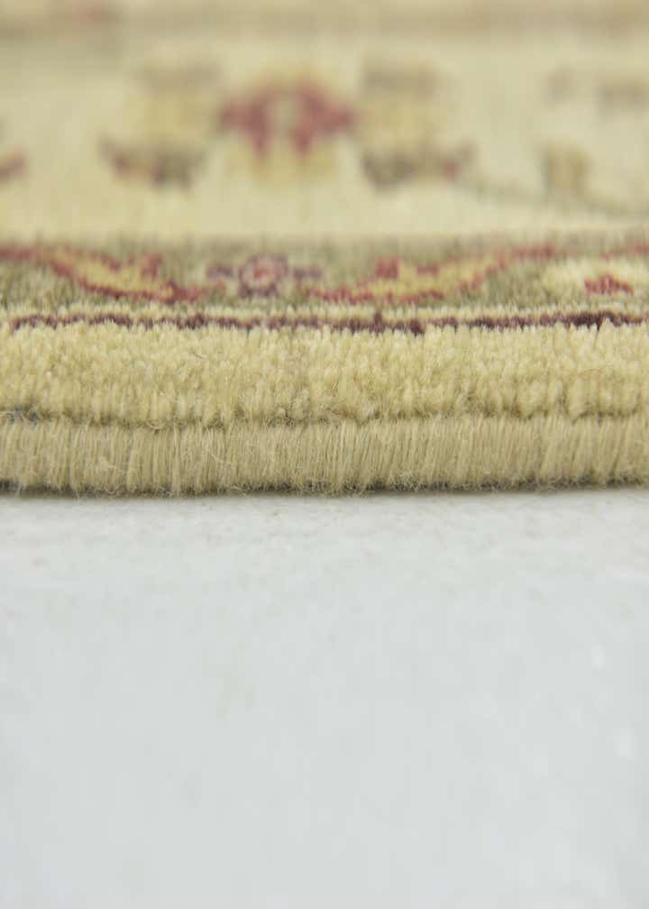 5' 8 x 8' 3 Hand Knotted Jaipur Agra Wool Rug
