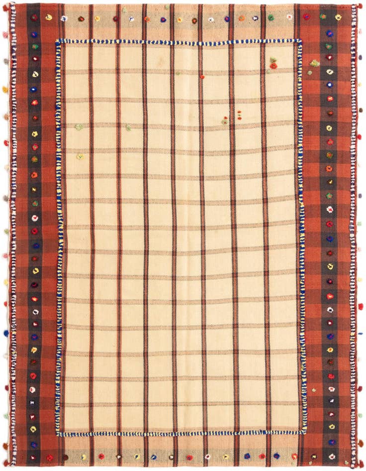 Detail image of 5' x 6' 9 Jajim Rug