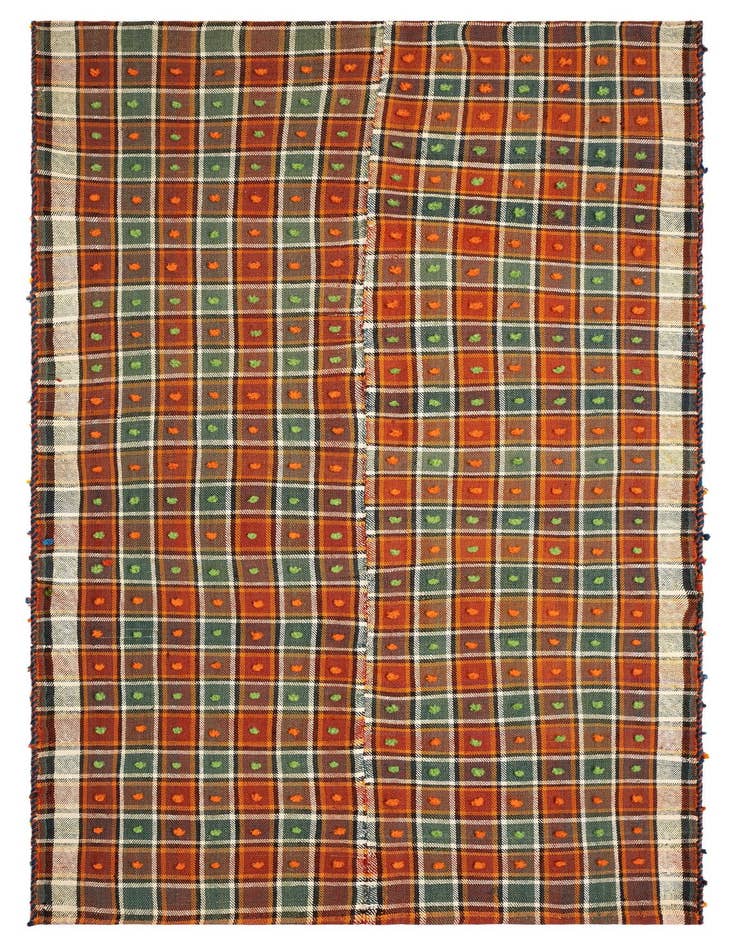 Detail image of 4' 1 x 7' 3 Jajim Wool Rug