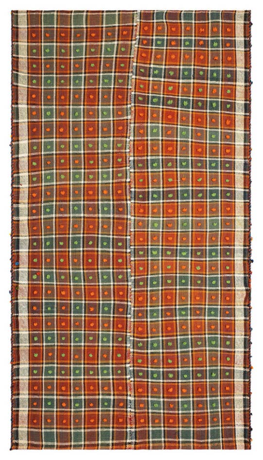 Detail image of 4' 1 x 7' 3 Jajim Wool Rug