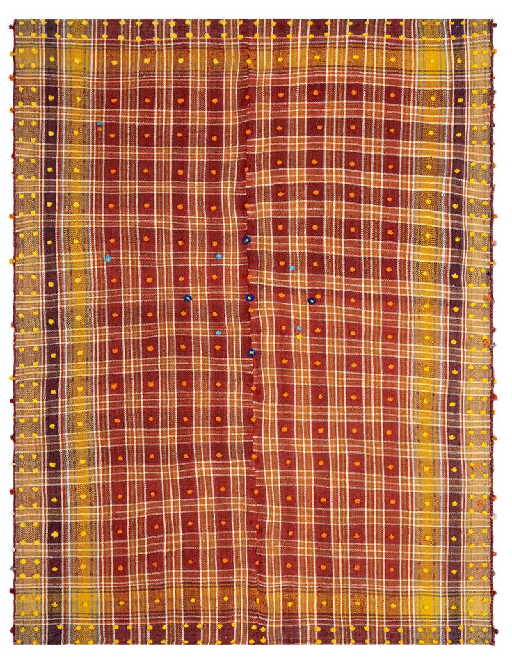 Detail image of 5' 3 x 6' 10 Jajim Wool Rug