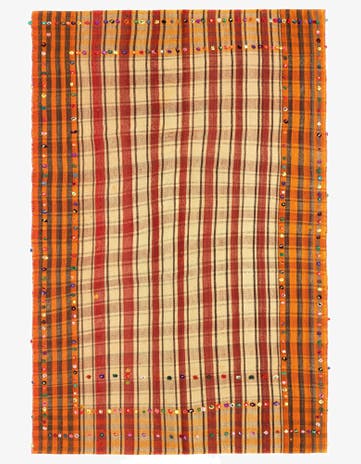 5' 2 x 7' 9 Jajim Wool Rug