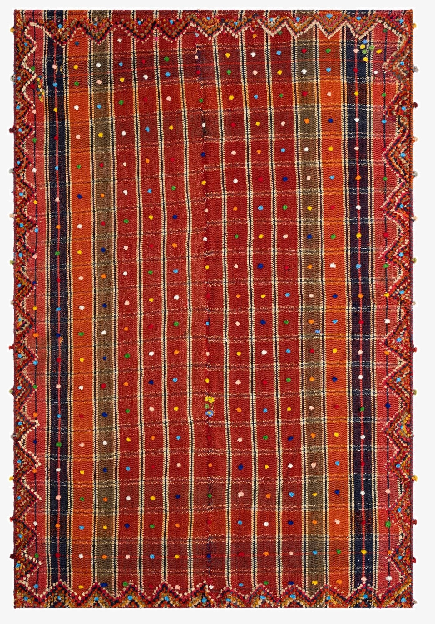 5' x 7' 4 Jajim Wool Rug