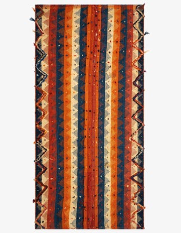 3' 9 x 7' 5 Jajim Wool Rug