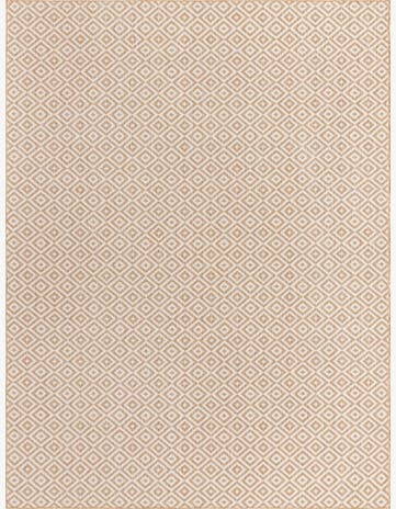 Beige Easy-Clean Jill Zarin Costa Rica Indoor / Outdoor Rug